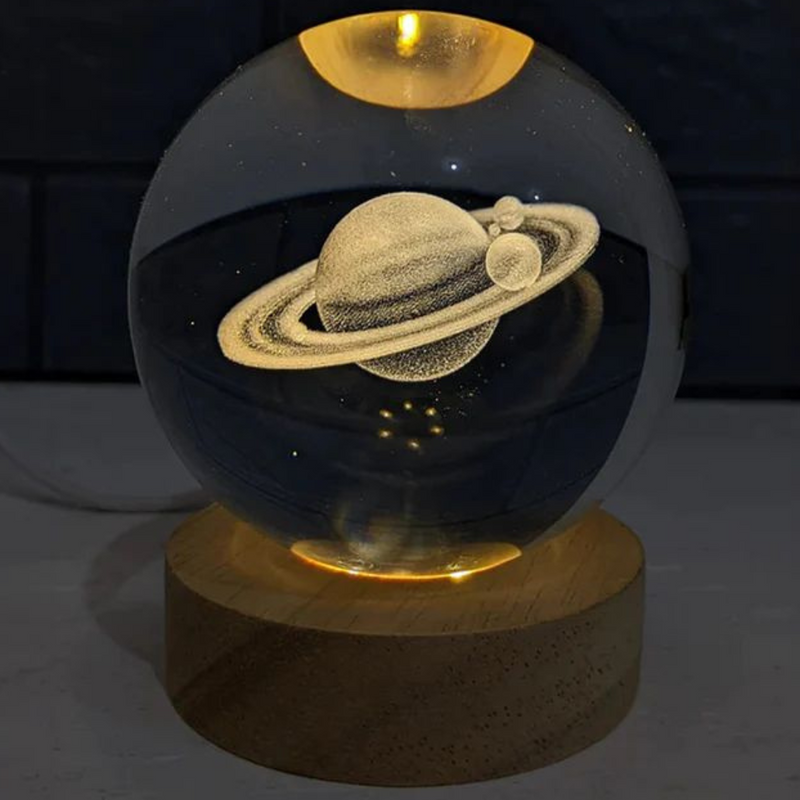 Luminária LED - Universo em Cristal 3D