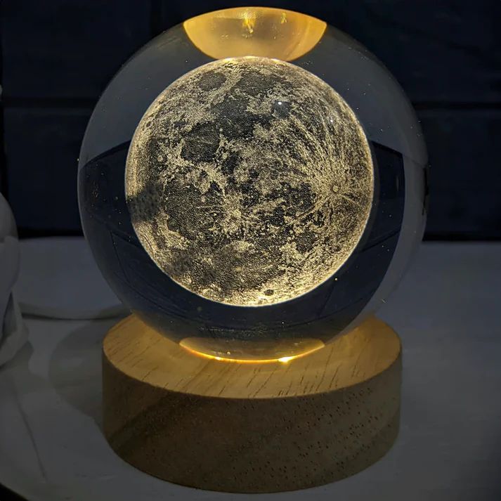 Luminária LED - Universo em Cristal 3D