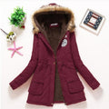 Parka Feminina Forrada com Pelo