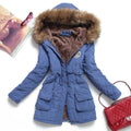 Parka Feminina Forrada com Pelo