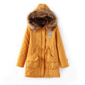 Parka Feminina Forrada com Pelo