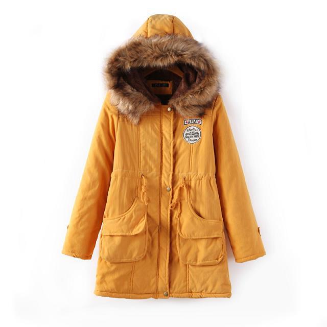 Parka Feminina Forrada com Pelo
