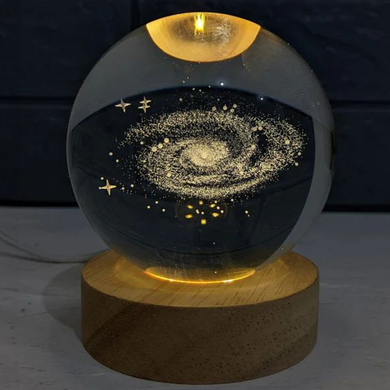 Luminária LED - Universo em Cristal 3D