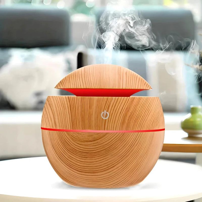 Umidificador e Difusor - EcoAroma WoodGlow